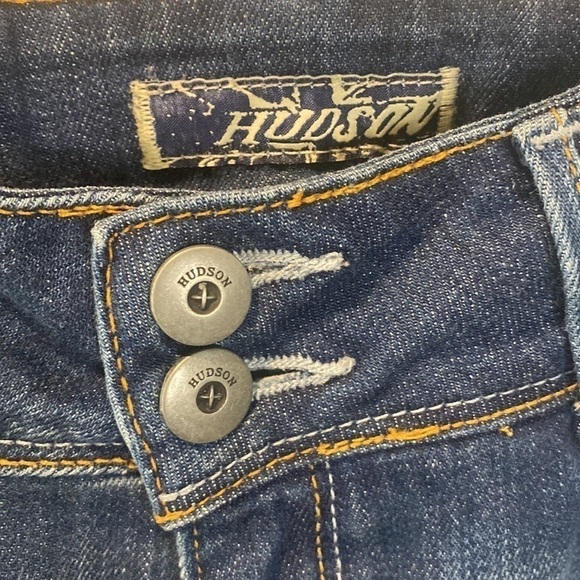 HUDSON Button Flap Flare Leg Jean - Picture 2 of 10